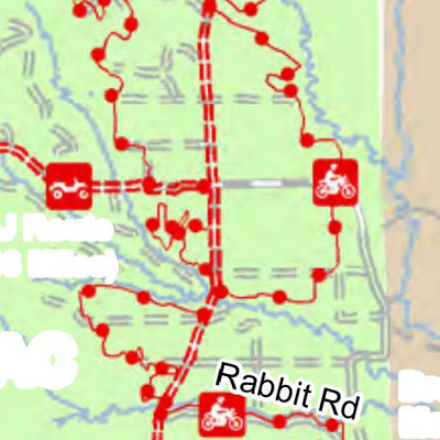 MI DNR A Route East digital map
