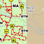 MI DNR A Route (Map 04) digital map