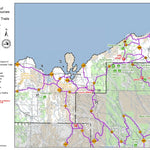 MI DNR Alger County Snowmobile Trails digital map