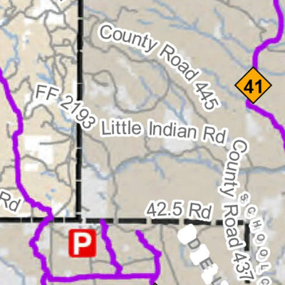 MI DNR Alger County Snowmobile Trails digital map