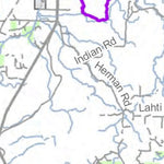 MI DNR Baraga County Snowmobile Trails digital map