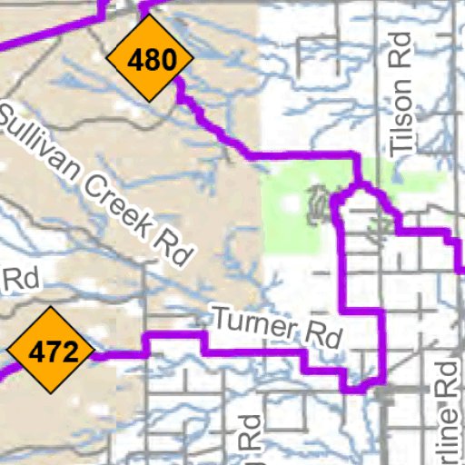 Chippewa County Snowmobile Trails Map by MI DNR Avenza Maps