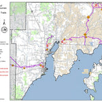 MI DNR Delta County Snowmobile Trails digital map