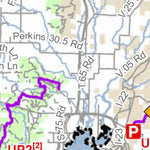 MI DNR Delta County Snowmobile Trails digital map