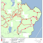 MI DNR Drummond Island Trail And Route East digital map