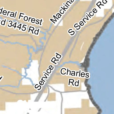 MI DNR EB Route South digital map