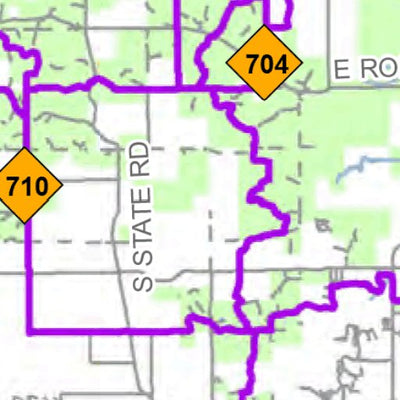 MI DNR Emmet County Snowmobile Trails digital map