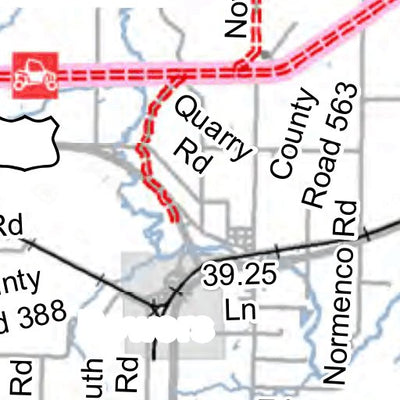 MI DNR Escanaba-Hermansville State Trail digital map