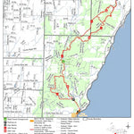 MI DNR Forest Islands Trail And Route digital map