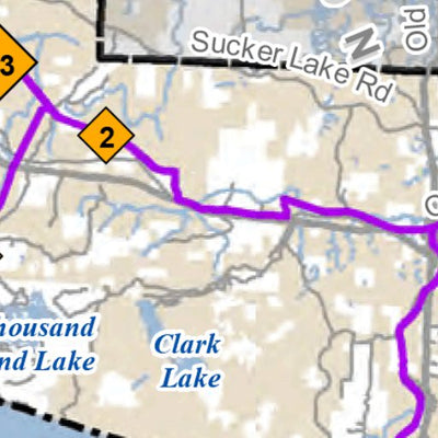 MI DNR Gogebic County Snowmobile Trails digital map