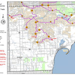 MI DNR Iosco County Snowmobile Trails digital map