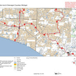 MI DNR Iron River To Marenisco Route East digital map