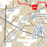 MI DNR Iron River To Marenisco Route East digital map