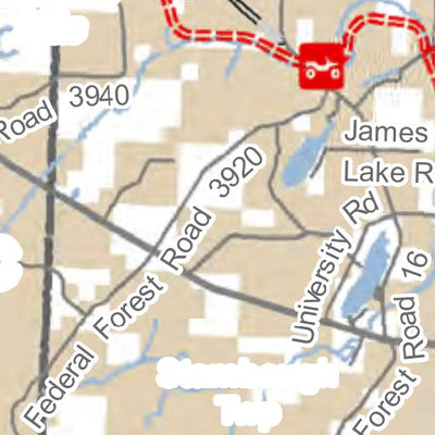 MI DNR Iron River To Marenisco Route East digital map