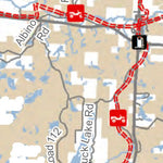 MI DNR Iron River To Marenisco Route West digital map