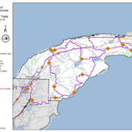 MI DNR Keweenaw County Snowmobile Trails digital map