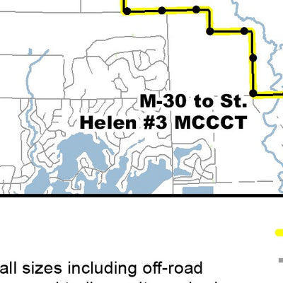 MI DNR M-30 To St Helen #3 MCCCT digital map