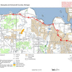 MI DNR Marquette Manistique Trail And Route North digital map