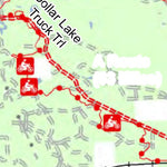MI DNR Newberry Rexton Motorcycle Trail East digital map