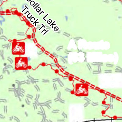 MI DNR Newberry Rexton Motorcycle Trail East digital map