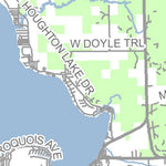 MI DNR Roscommon County Snowmobile Trails digital map