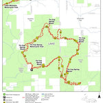 MI DNR Tin Cup Spring Motorcycle Trail And Route digital map