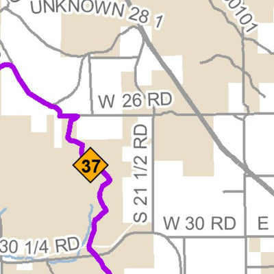 MI DNR Wexford County Snowmobile Trails digital map