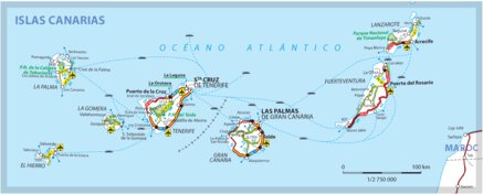 Michelin Espagne, Portugal 2024 - Islas Canarias bundle exclusive