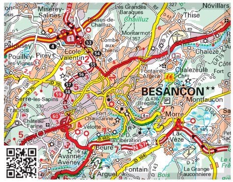 Michelin France Nord-Est 2024 Inset Besançon bundle exclusive