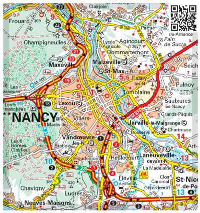 Michelin France Nord-Est 2024 Inset Nancy bundle exclusive