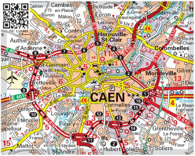 Michelin France Nord-Ouest 2022 Inset Caen bundle exclusive