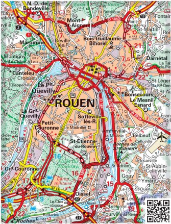 Michelin France Nord-Ouest 2022 Inset Rouen bundle exclusive