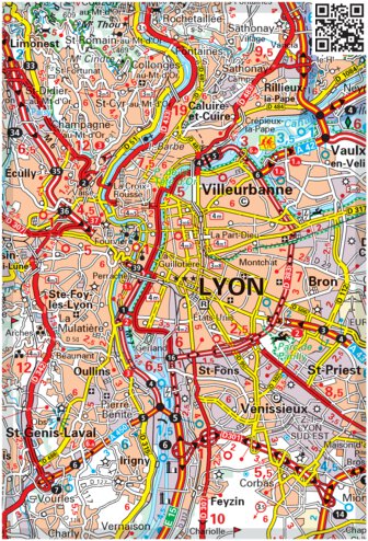 Michelin France Sud-Est 2022 Inset Lyon bundle exclusive