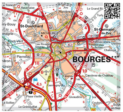 Michelin France Sud-Est 2023 Inset Bourges bundle exclusive