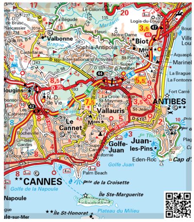 Michelin France Sud-Est 2023 Inset Cannes bundle exclusive