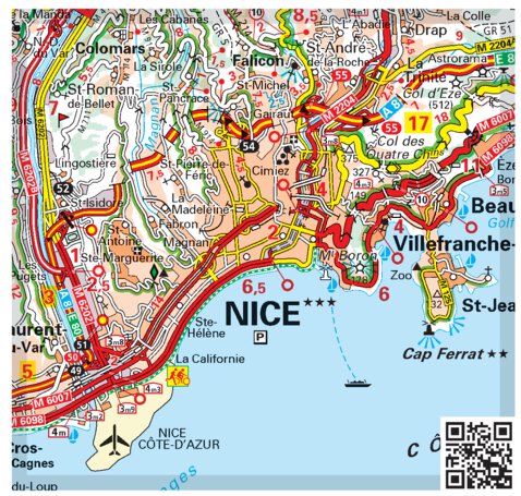Michelin France Sud-Est 2024 Inset Nice bundle exclusive
