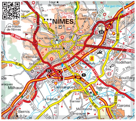 Michelin France Sud-Est 2024 Inset Nîmes bundle exclusive