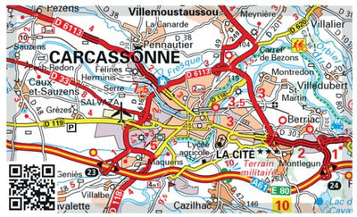 Michelin France Sud-Ouest 2023 Inset Carcasonne bundle exclusive