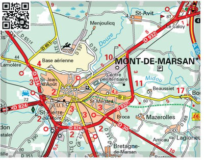 Michelin France Sud-Ouest 2023 Inset Mont-de-Marsan bundle exclusive