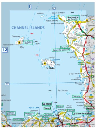 Michelin Grande-Bretagne, Irlande 2022 - Channel Islands bundle exclusive
