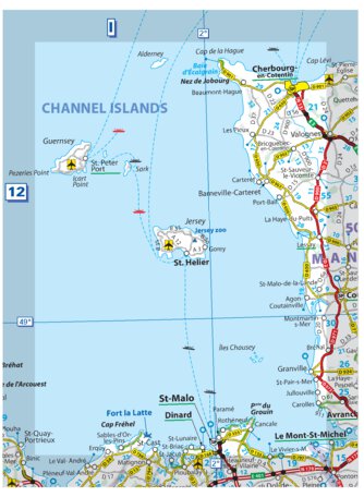 Michelin Grande-Bretagne, Irlande 2023 - Channel Islands bundle exclusive