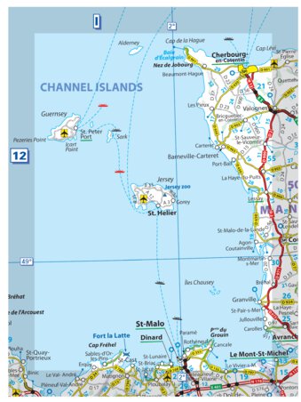 Michelin Grande-Bretagne, Irlande 2024 - Channel Islands bundle exclusive