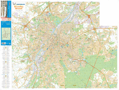 Michelin Michelin Brussels (Bruxelles/Brussel) City Map No. 44_front bundle exclusive
