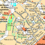 Michelin Michelin Lisboa-Alfama-Baixa, Portugal Tourist Map bundle exclusive