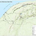 Porcupine Mountains State Park Map Preview 1