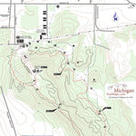 MichiganTrailMaps.com Avalanche Preserve: Hiking Trail digital map