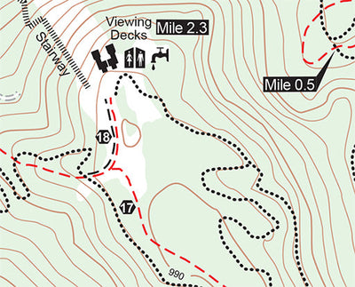 MichiganTrailMaps.com Avalanche Preserve: Hiking Trail digital map