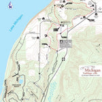 MichiganTrailMaps.com Bay View Trail - Sleeping Bear Dunes digital map