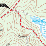 MichiganTrailMaps.com Kettles Trail - Sleeping Bear Dunes digital map