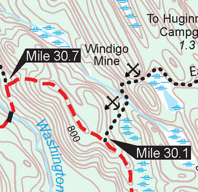 MichiganTrailMaps.com Minong Ridge Trail Bundle - Isle Royale bundle